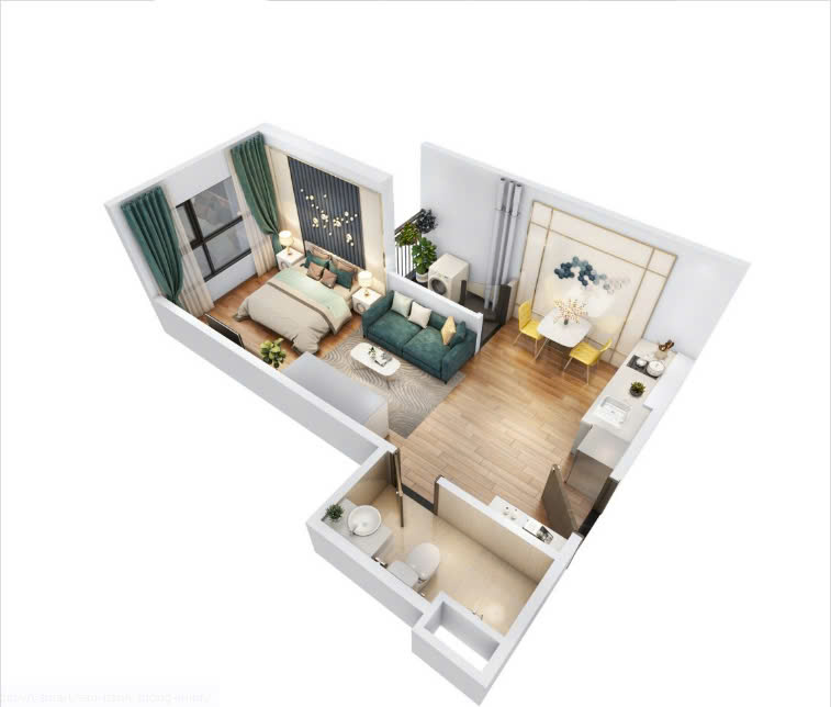 Cần bán căn studio, mã căn 2103, tòa SA1, Sakura Vinhomes Smartcity