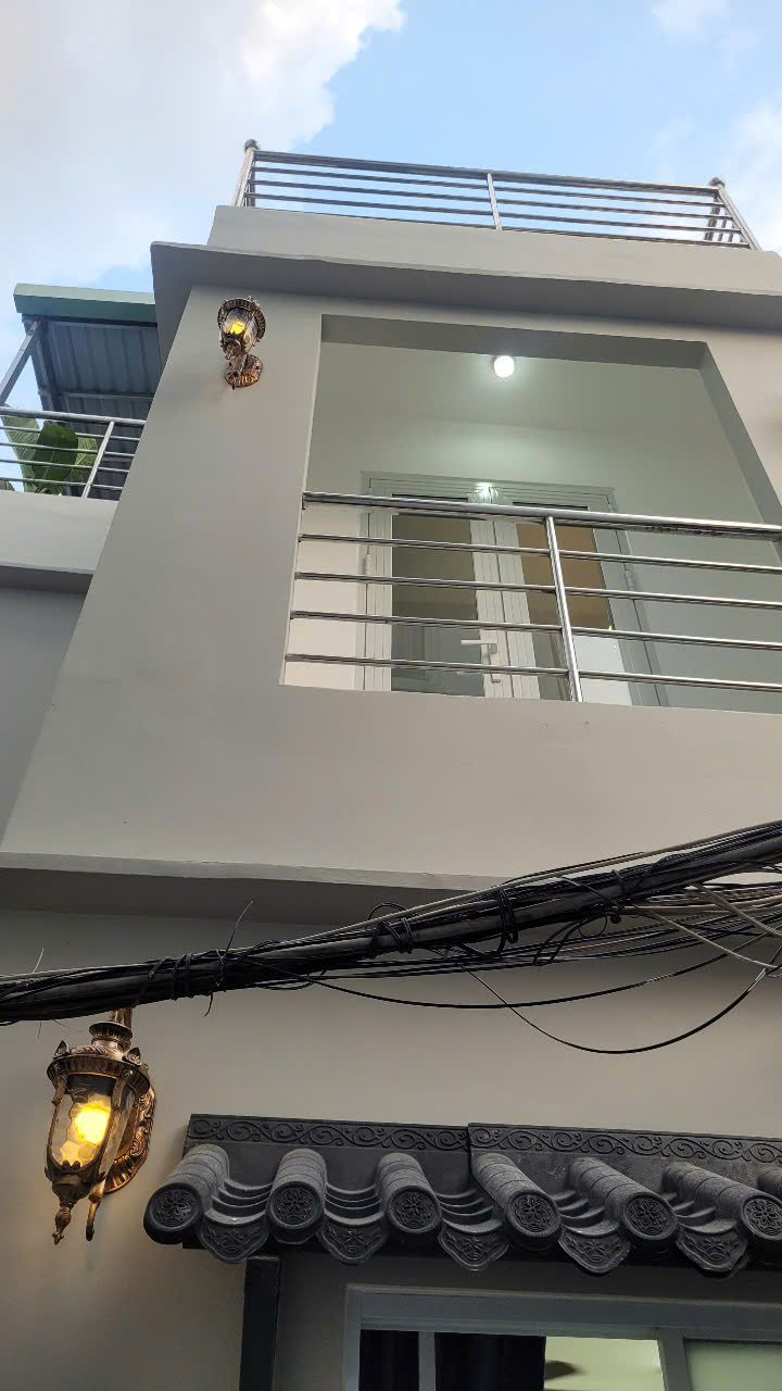 NHÀ MỚI FULL NỘI THẤT - KHU ĐH VĂN LANG - NƠ TRANG LONG - BÌNH THẠNH - 3 TẦNG - HXH