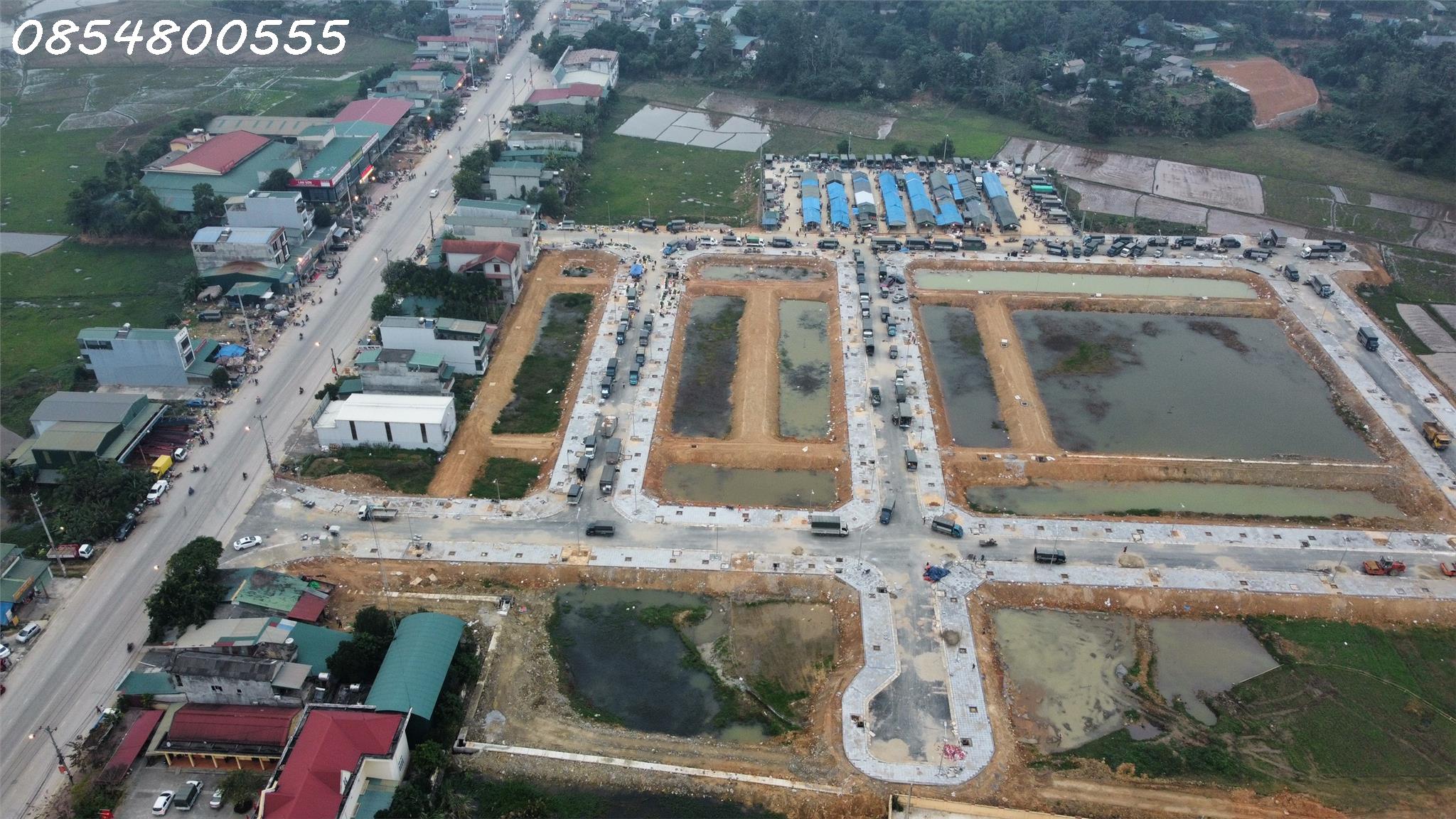 bán lô đất 7.5m mặt tiền- chợ đêm thôn 6 Lưỡng Vượng-Kinh doanh sầm uất