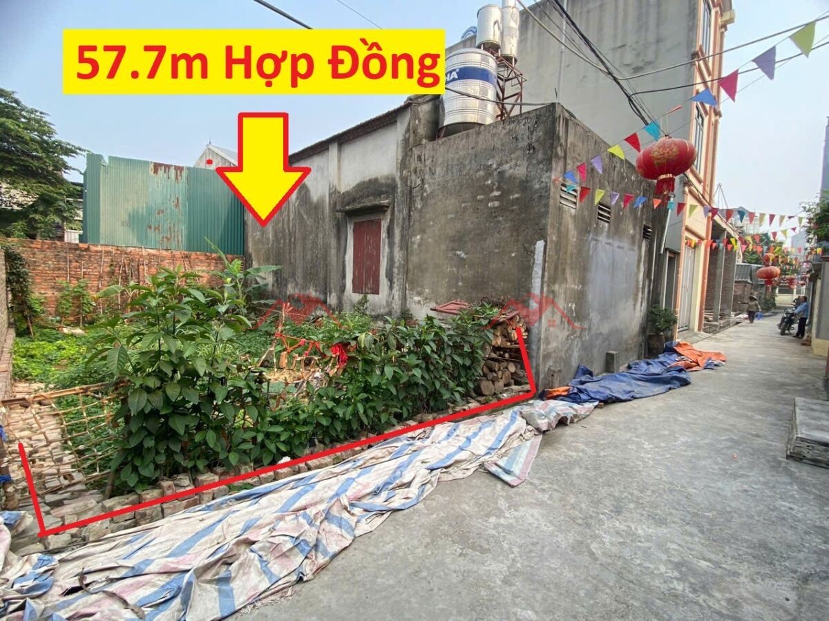 SIÊU PHẨM GIÁ 2,3 TỶ ĐẤT TẠI HỢP ĐỒNG-CHƯƠNG MỸ D/T:57,7M