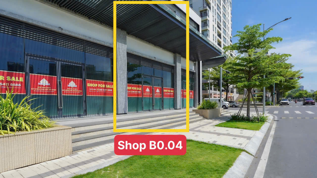 Shop 1 trệt 1 lầu tại Cardinal Court Phú Mỹ Hưng, DT 216m2 ( 6,5x17.5). Mua trực tiếp CĐT