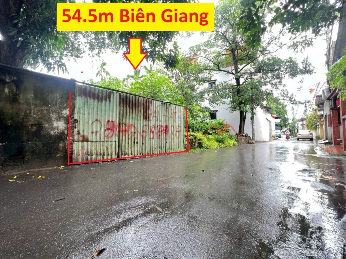 SIÊU PHẨM GIÁ 5TY1 ĐẤT TẠI BIÊN GIANG-QUẬN HÀ ĐÔNG D/T:54,5M