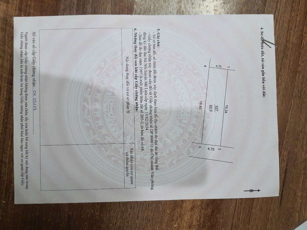 CẦN TIỀN BÁN 92M FULL THỔ CƯ,45 TR/M,TT QUANG MINH,GIÁ ĐẦU TƯ,GẦN TRƯỜNG,CHỢ,KĐT