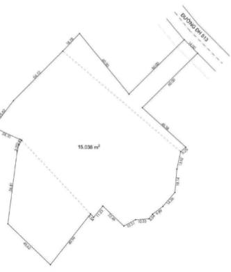 BÁN ĐẤT 1,5HA MẶT TIỀN ĐƯỜNG NHỰA ĐH 513 – XÃ VĨNH HÒA, PHÚ GIÁO, BÌNH DƯƠNG