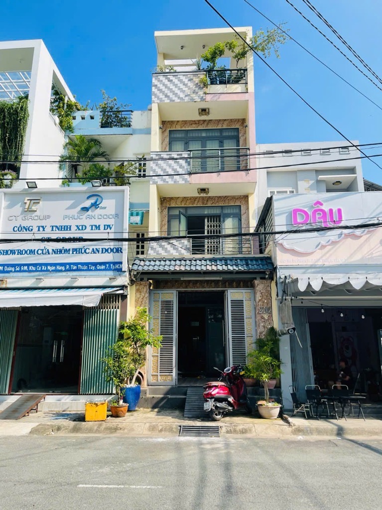 MT kinh d.oanh 4 tầng 96m², phường tân thuận tây, quận7, nhỉnh 14T