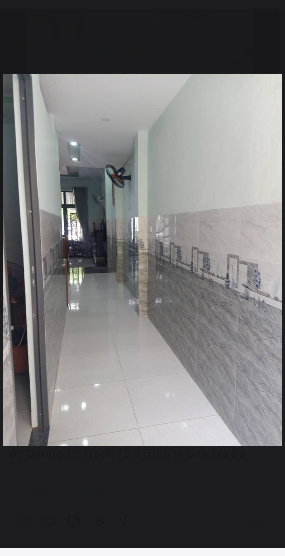 CHÍNH CHỦ BÁN NHÀ MẶT TIỀN ĐƯỜNG DƯƠNG TRÍ TRẠCH – SƠN TRÀ – ĐÀ NẴNG Nhà 3 tầng kiên cố – Vị trí đắc địa – Gần biển Mỹ Khê & cầu sông Hàn Diện tích: 75m²