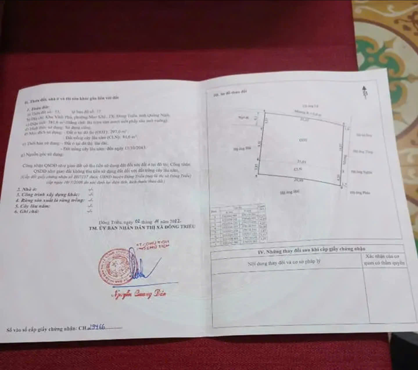Cần Bán Nhanh Lô Đất Khu Vĩnh Phú, Phường Mạo Khê , TP Đông triều, Quảng Ninh