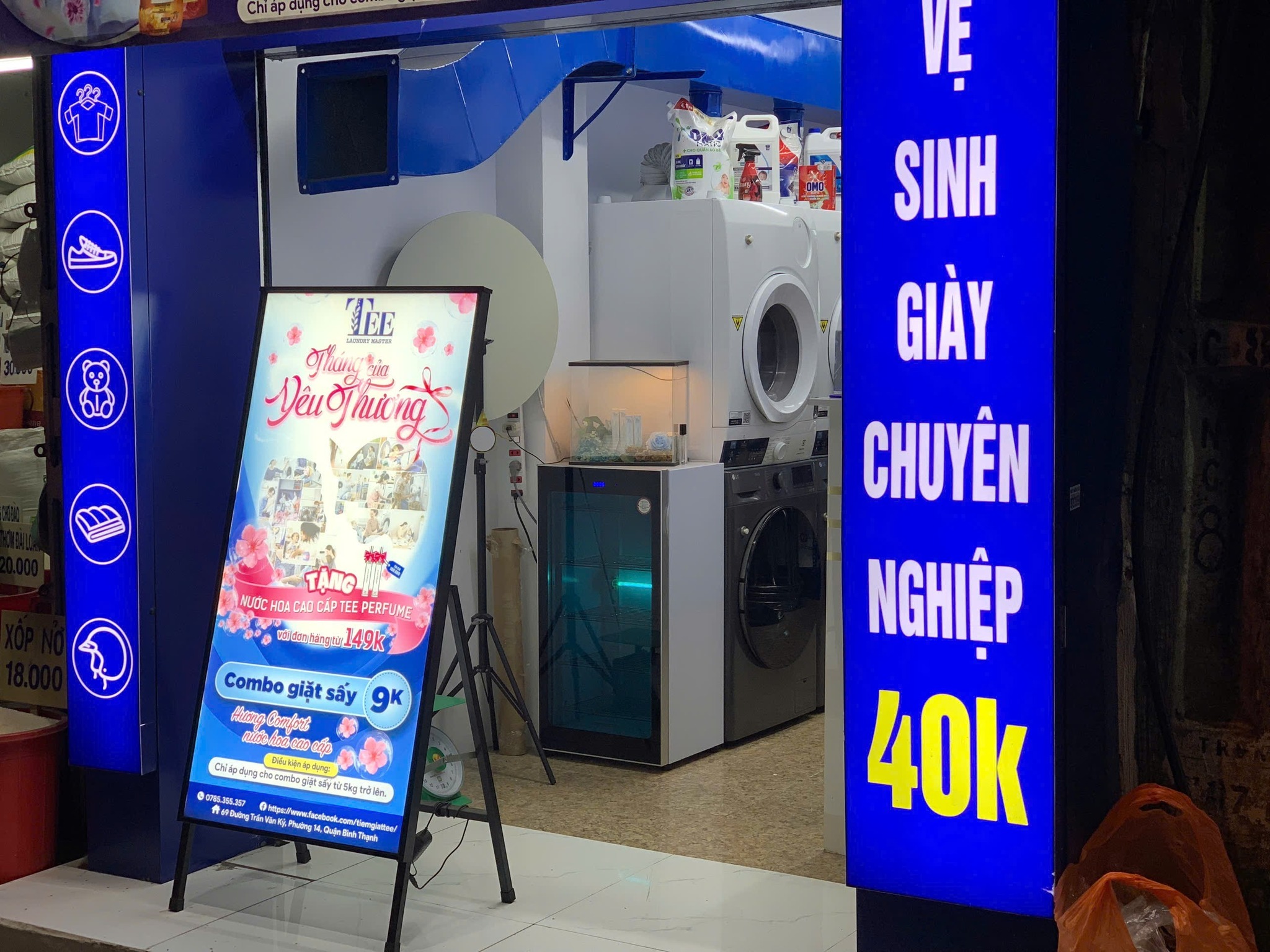 Em cần sang lại tiệm giặt sấy (vì không có người quản lí) tại Quận Bình Thạnh