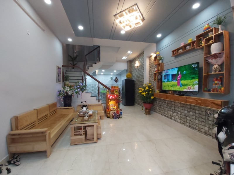 ♣ Nhà Kiệt Ô tô Bình An, Hoà Cường Bắc, 56m2, 4 tầng sạch đẹp, 4.7 tỷ