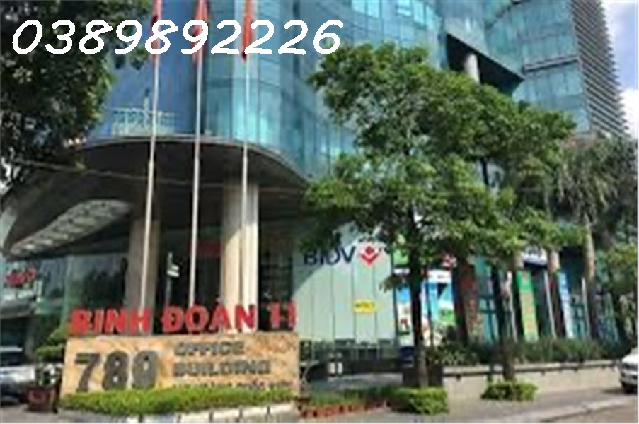 Bán sàn văn phòng hạng A tòa 789 Bộ Quốc Phòng 147 Hoàng Quốc Việt DT sàn 1300m2 giá 55 tỷ