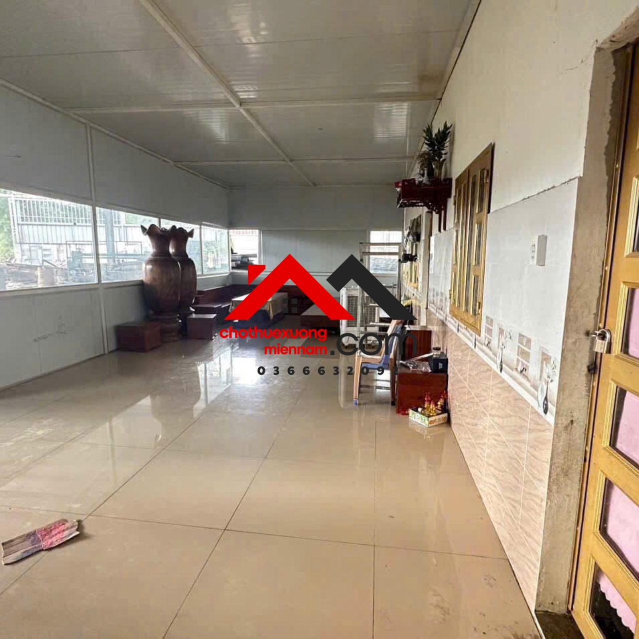 Cho Thuê Kho Xưởng Đẹp Mặt Tiền Mỹ Phước Tân Vạn – Giá Thuê Thương Lượng. Liên hệ: Chothuexuongmiennam.com - 0366632092