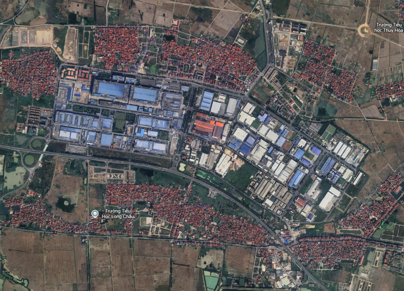 Đối diện Samsung Yên Phong, Bắc Ninh. 100m2 5x20. Đường 16m dùng 2 vỉa hè.