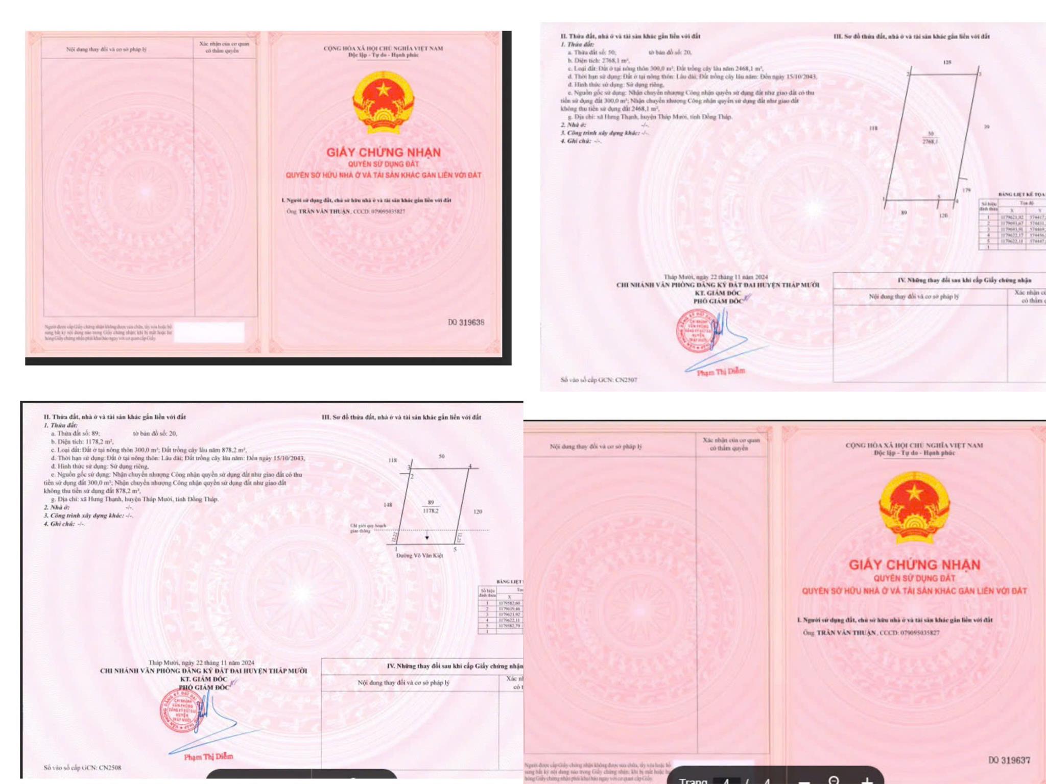 Cơ Hội Dành Cho Nhà Đầu Tư Đất Chính Chủ Đường DT 844, Hưng Thạnh, Tháp Mười, Đồng Tháp