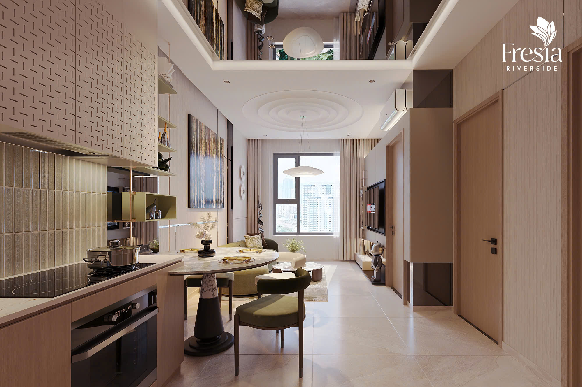 Fresia Riverside Biên Hoà – Căn hộ view sông gần AEON MALL chỉ 35tr/m2