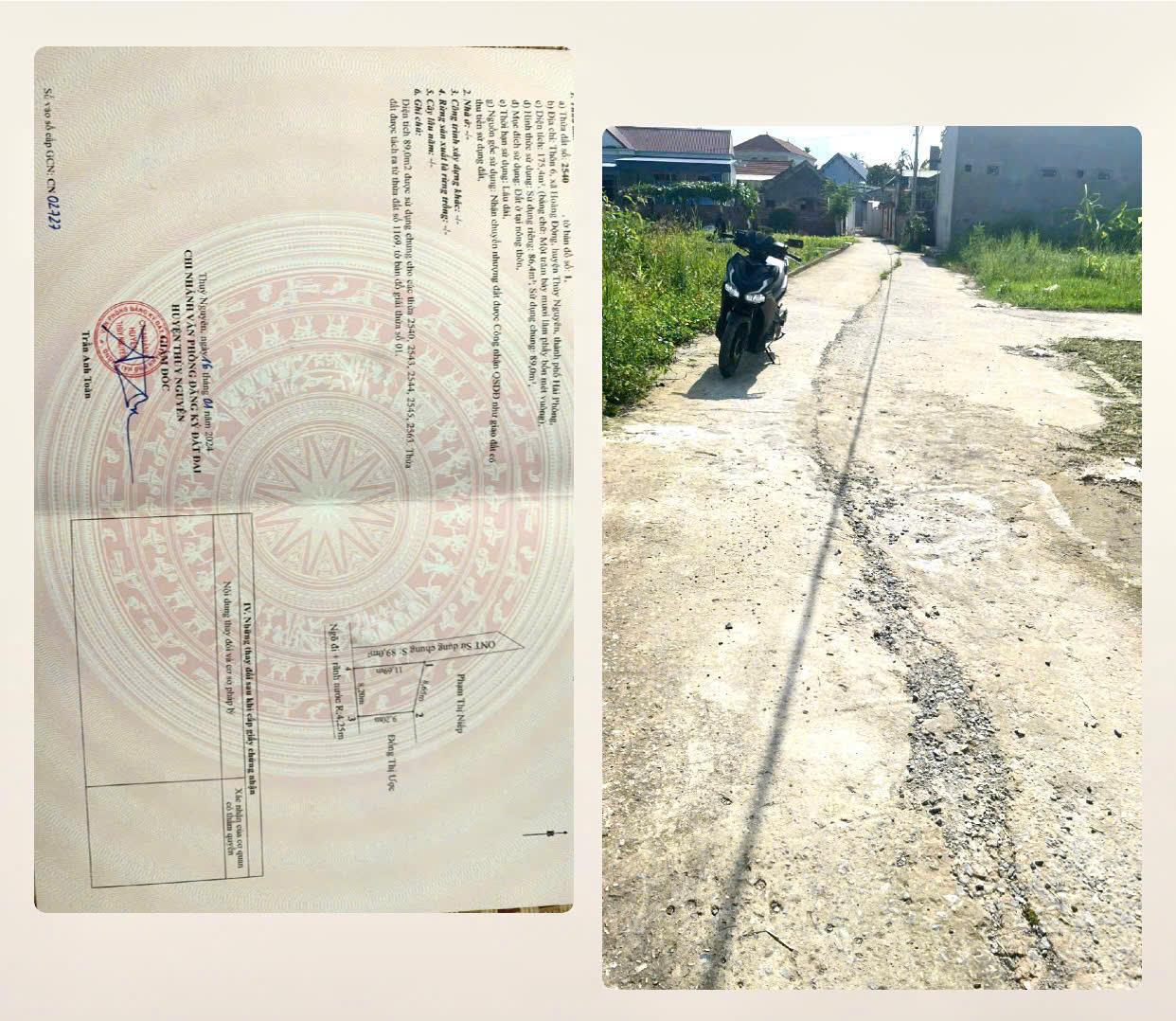 ĐẤT ĐẸP - GIÁ TỐT - Lô Góc Thông Thiên 2 Ngõ ô tô Tận Đất Tại Hoàng Động, Thuỷ Nguyên, Hải Phòng