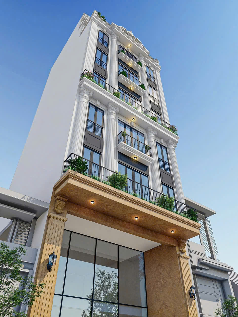 Bán Tòa VP Phố Trần Thái Tông, Cầu Giấy - 145m2 x 8 Tầng, MT 8m Thang Máy, Ô Tô, Kinh Doanh, Dòng Tiền 140tr/th