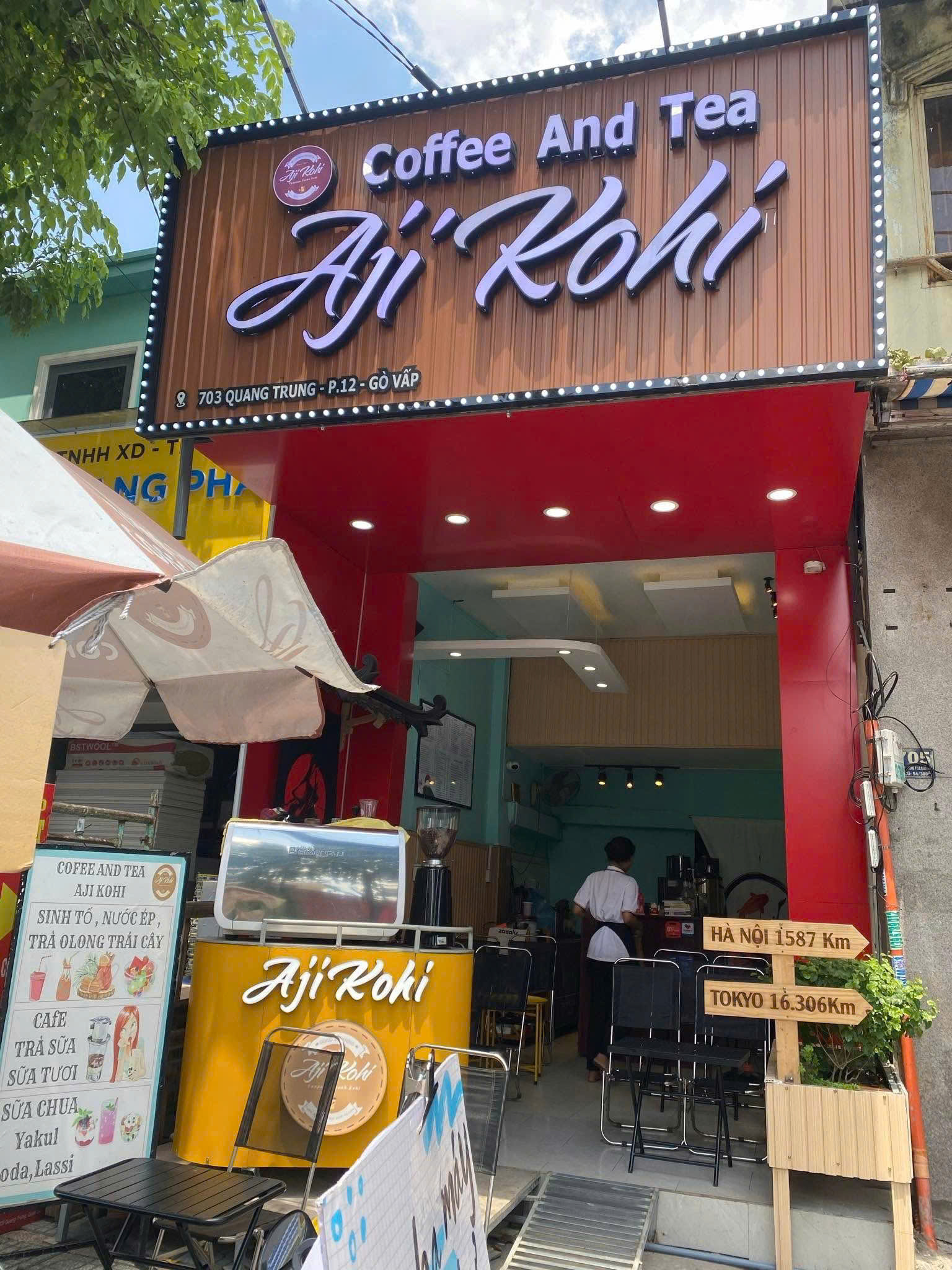 SANG NHƯỢNG MẶT BẰNG KIOT BÁN CAFE VÀ TRÀ TẠI PHƯỜNG 12, QUẬN GÒ VẤP, TPHCM