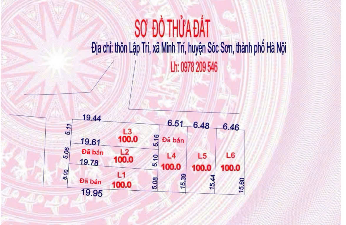 HOT HOT HOT ĐẤT ĐẸP - GIÁ TỐT - Vị Trí Đắc Địa Tại Lập Trí, Minh Trí, Sóc Sơn, Hà Nội