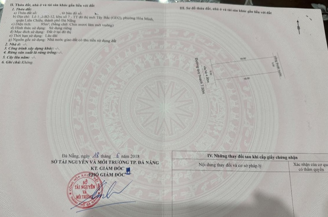 Bán đất đường 7.5m Bàu Năng 11 - Sát đường Nam Trân và Hoàng Thị Loan