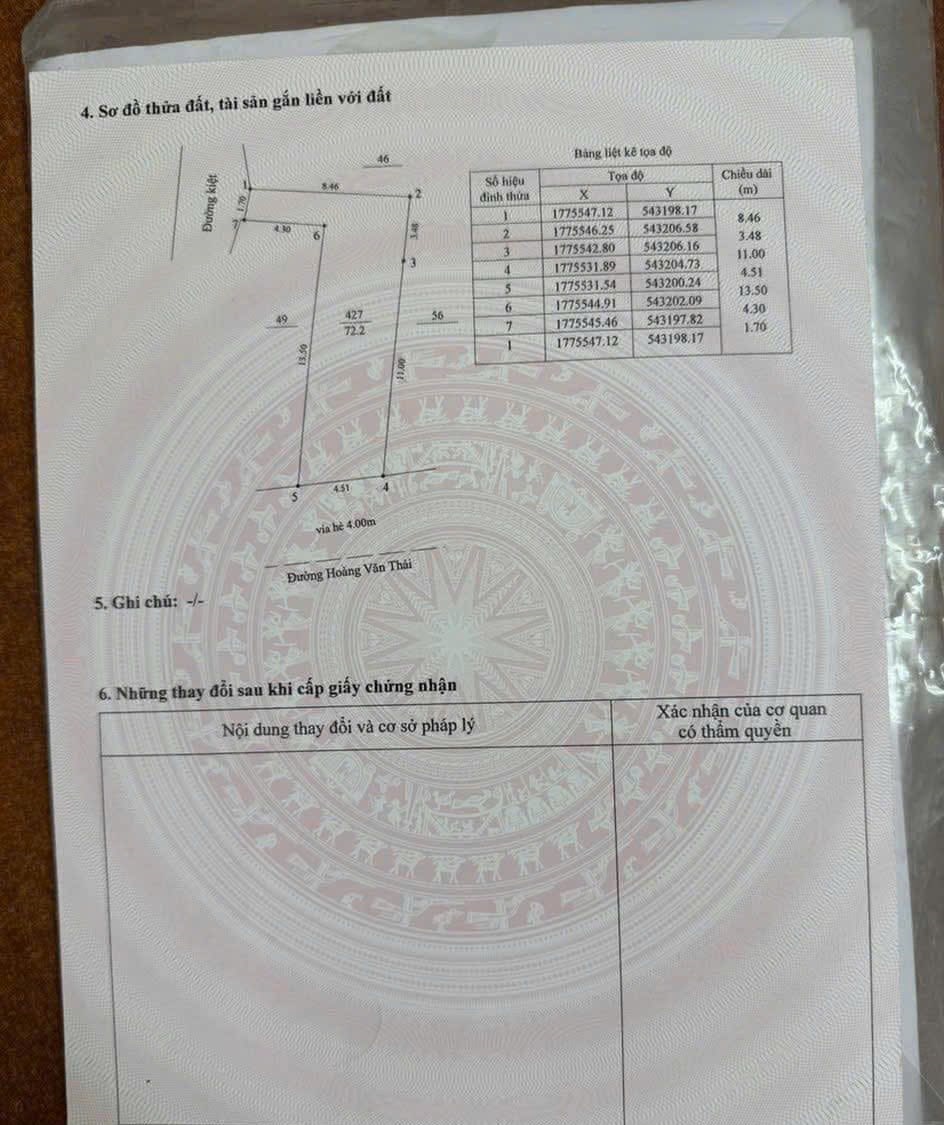 Bán đất MT đường Hoàng Văn Thái - sát đường Mẹ Suốt