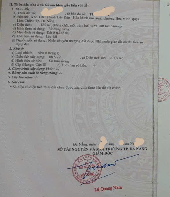 Chính chủ gửi bán nhà 3 tầng MT Nguyễn Xí. P Hòa Minh