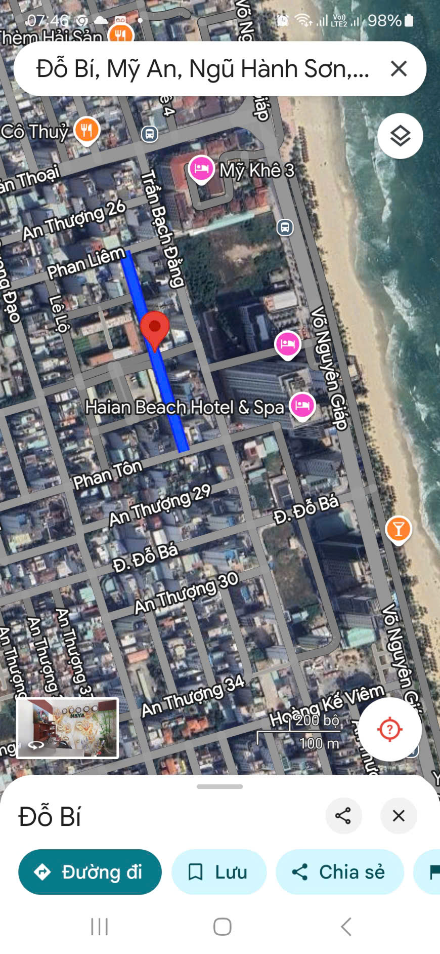 Mặt tiền đường Đỗ Bí - 2 lô liền kề 162m2 ngang 9m