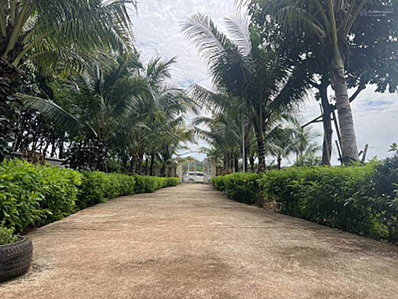 cần bán khu nhà vườn nghỉ dưỡng cực đẹp rộng 2200m2 mặt tiền đừơng nhựa ngay khu dân cư