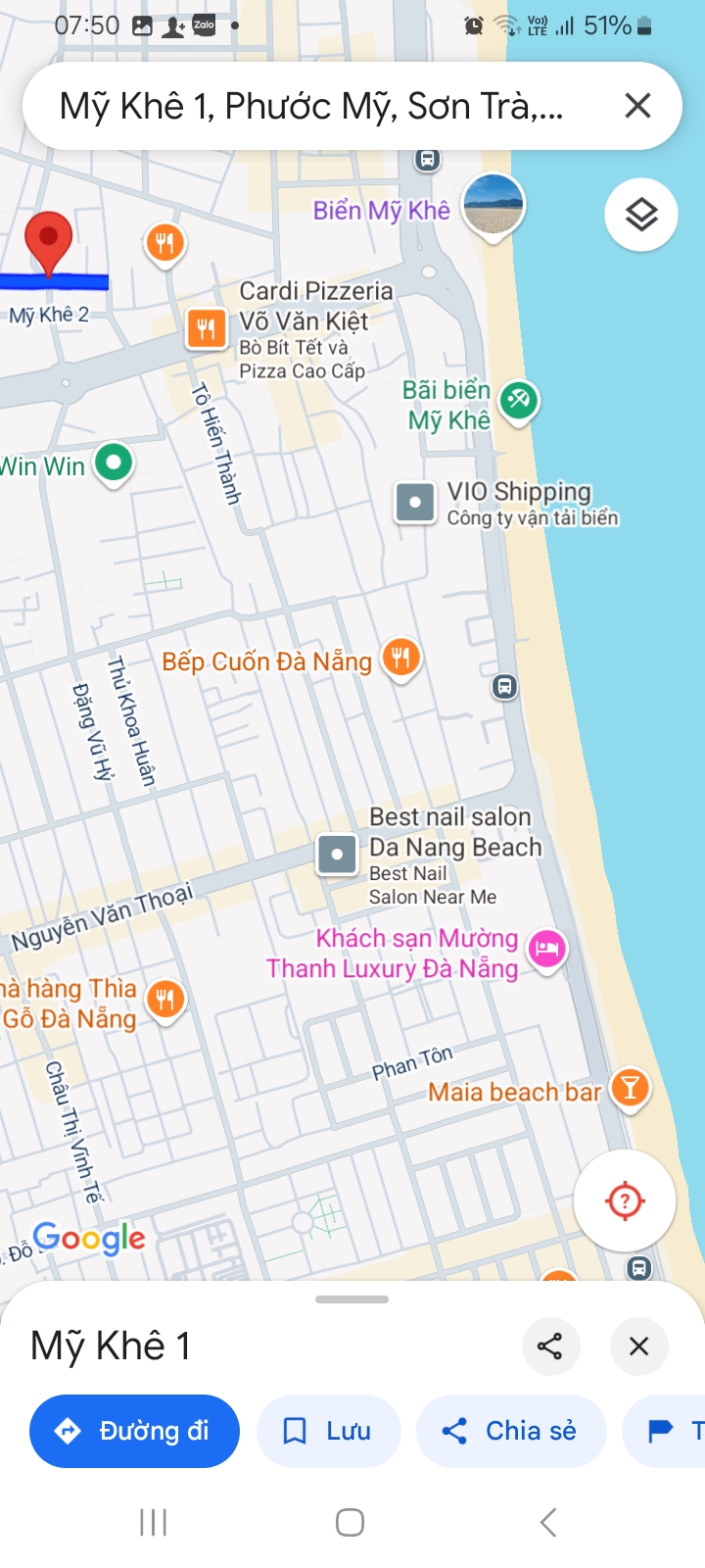 CHÍNH CHỦ CẦN BÁN LÔ ĐẤT MẬT TIỀN MỸ KHÊ 1