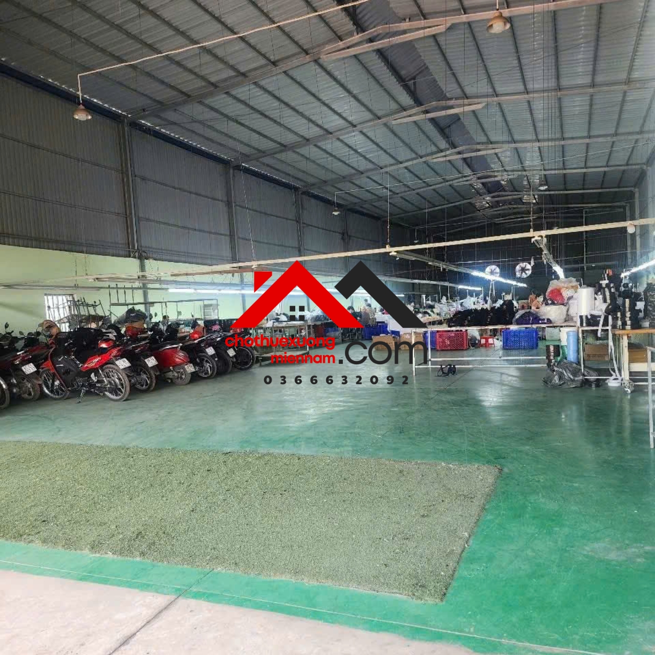Bán xưởng 1.700m² Phú Lợi, Thủ Dầu Một, Bình Dương – Xe container vào được, giá 20tr/m², thương lượng. Liên hệ: