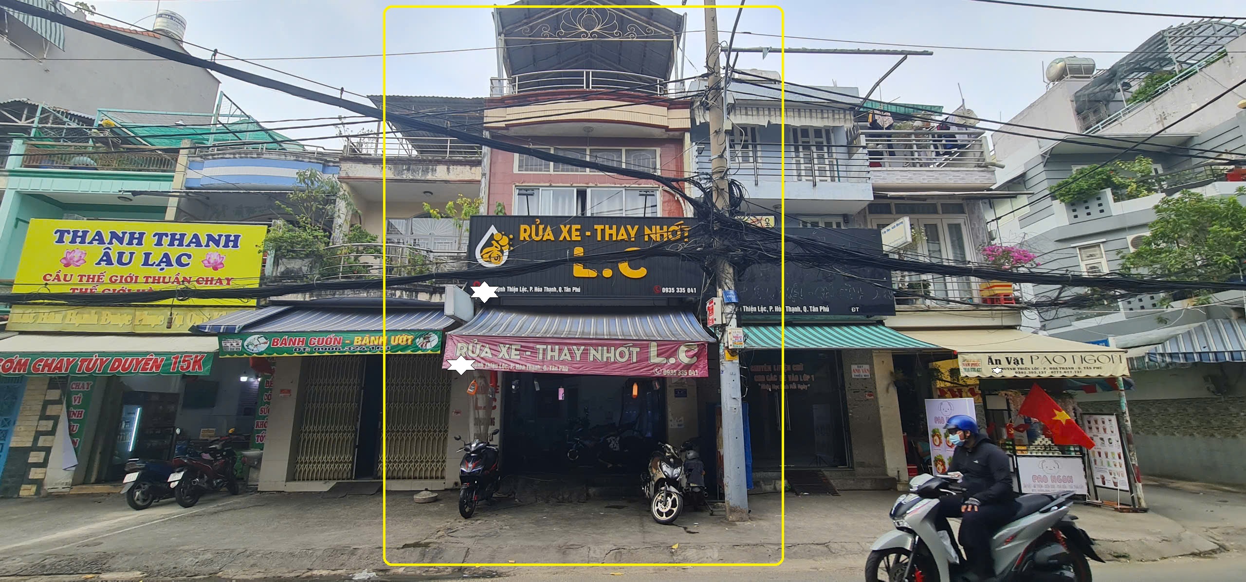 Cho thuê nhà mặt tiền Huỳnh Thiện Lộc 72m², 1Lầu - GẦN CHUNG CƯ