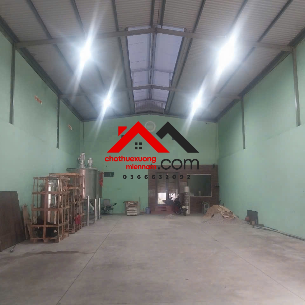 Cho thuê xưởng mặt tiền DT743 – Vĩnh Tân, Tân Uyên, Bình Dương – DT 500m², giá 30 triệu/tháng