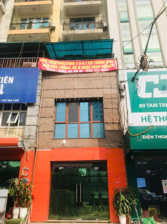 **CHÍNH CHỦ CHO THUÊ NHÀ LÀM VĂN PHÒNG CTY, CỬA HÀNG,... LĨNH VỰC KINH DOANH TẠI 89D ĐƯỜNG TAM TRINH - HOÀNG MAI - HÀ
