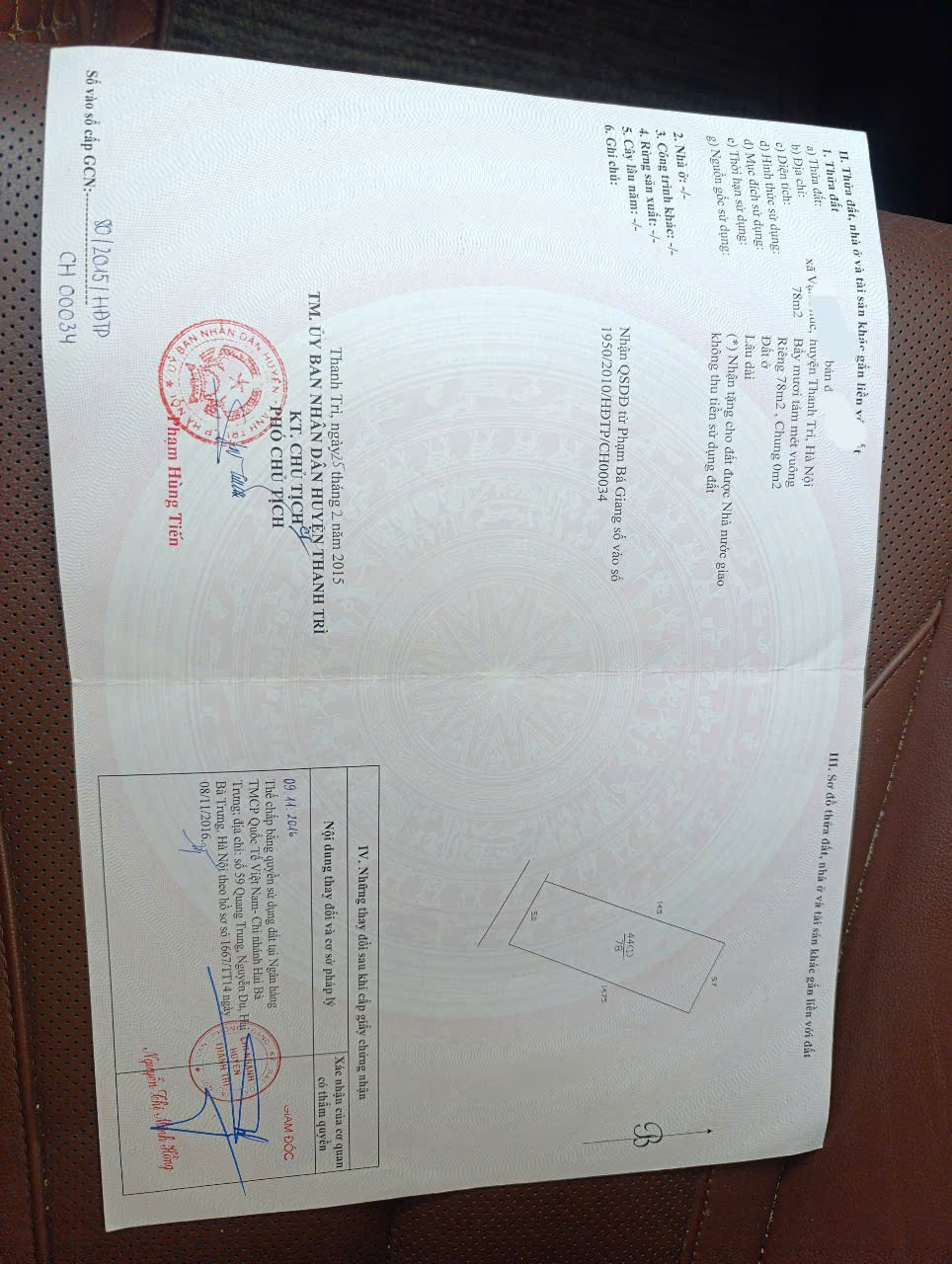 vạn phúc thanh trì hà nội, diện tích to , phù hợp làm chung cư mini. nhà ở ,5,3 tỉ cho 78 m , đất nở hậu cực đep.