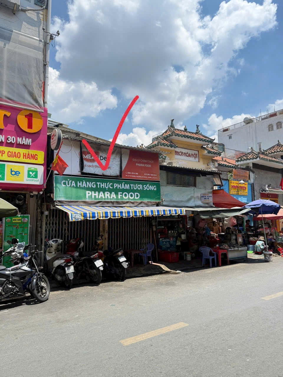 bán nhà mặt tiền 27A cô giang quận 1 hiện trạng 27m sổ hồng riêng giá 4.tỉ 900 tr