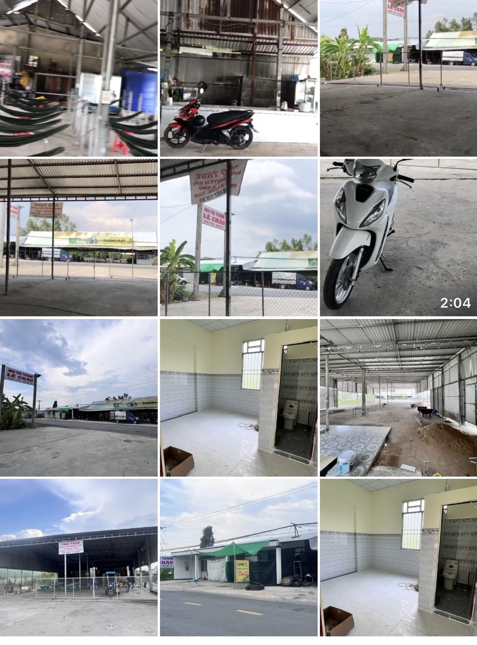 CHÍNH CHỦ CẦN CHO THUÊ PHÒNG TRỌ ,MẶT BẰNG GARAGE XE, QUÁN CƠM Ấp 5- Xã Tân Lập- Huyện Mộc Hóa - Tỉnh Long An.