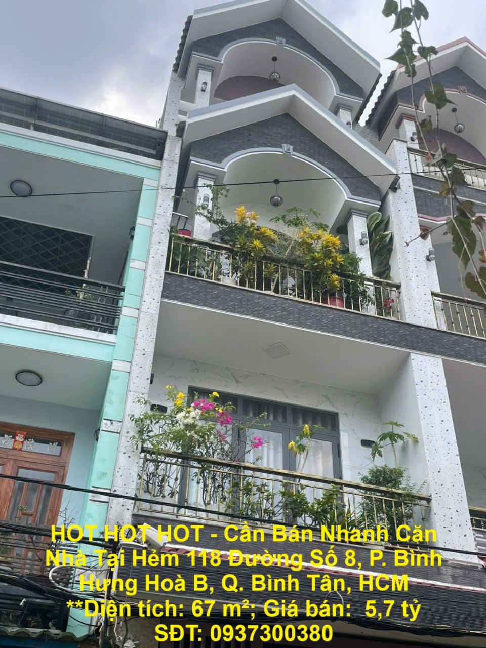 HOT HOT HOT - Cần Bán Nhanh Căn Nhà Tại Hẻm 118 Đường Số 8, P. Bình Hưng Hoà B, Q. Bình Tân, HCM