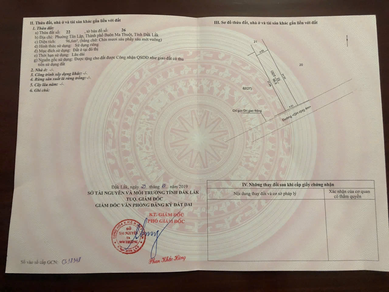 Bán nhà hẻm Nguyễn Tất Thành, Buôn Ma Thuột, giá 2,88 tỷ; TC 96m2, MT 4,5m, ô tô tới nơi.