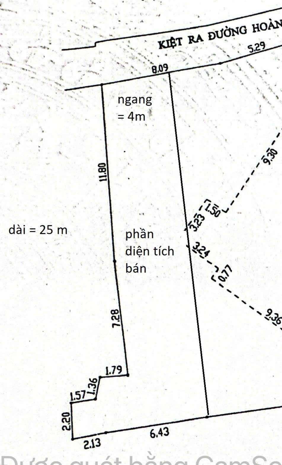 ♥ Bán đất kiệt gần 3m Lê Đình Lý thông Hoàng Diệu, 105m2, ngang 4m, nhỉnh 3 tỷ