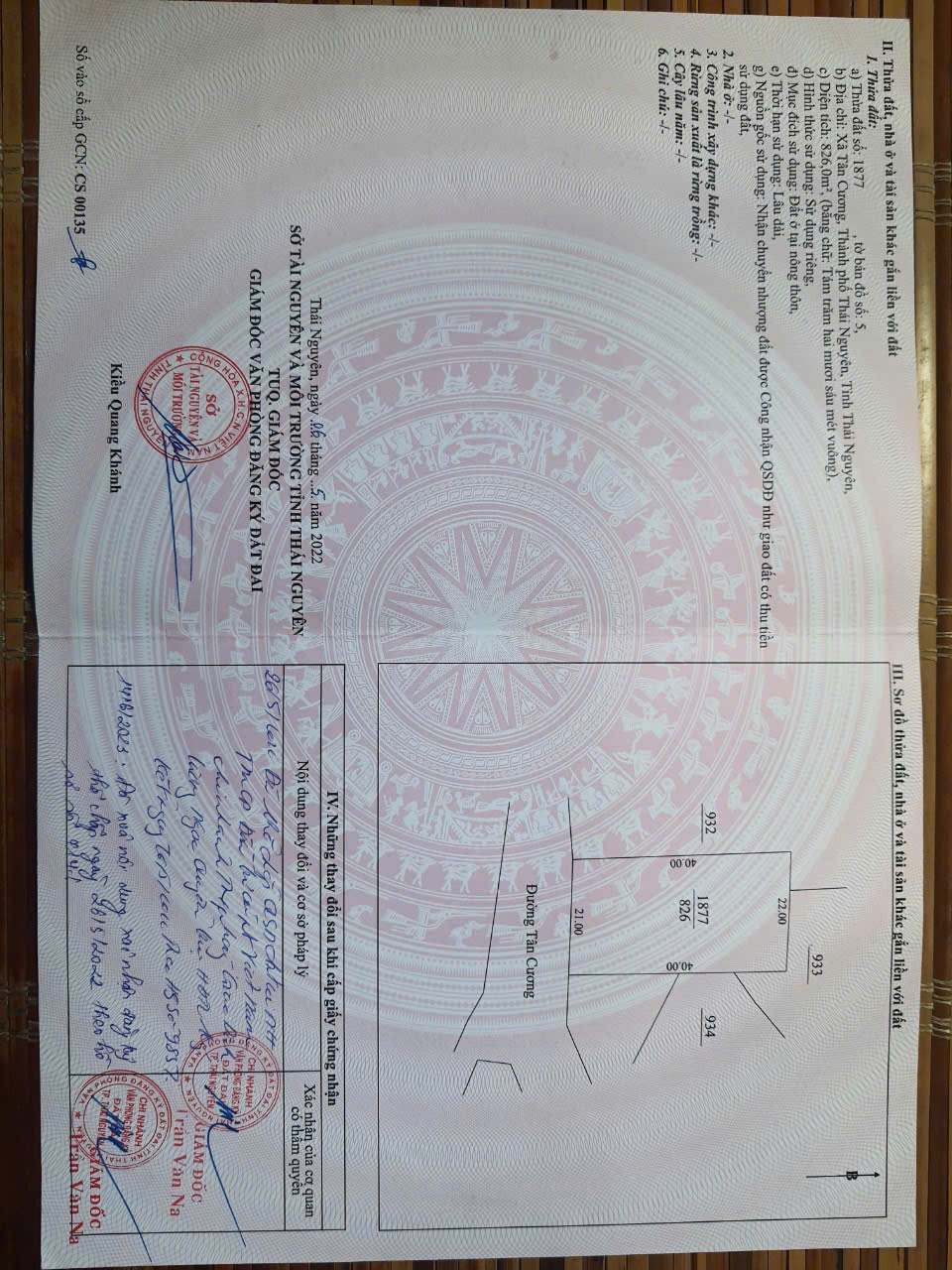 SIÊU PHẨM MÌNH CẦN BÁN ĐẤT- XÃ TÂN CƯƠNG- TP.THÁI NGUYÊN- THÁI NGUYÊN