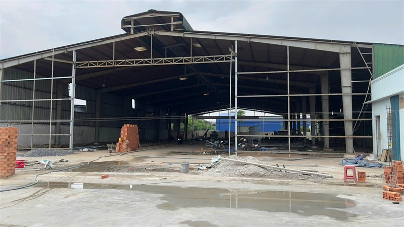 cho thuê nhà xưởng phục vụ ưu tiên SX Cơ khí, kho bãi, bàn giao nhà xưởng liền