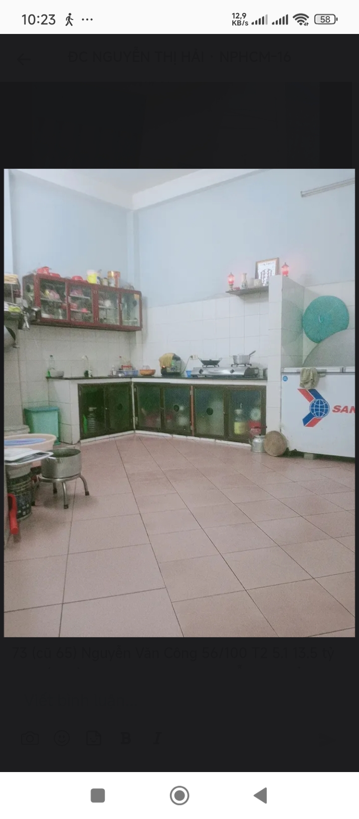 Bạn nhờ bán gấp nhà hẻm Đường Nguyễn Văn Công p3 Gò Vấp TP HCM.DT80m2 mà Giá 8Tỷ6.