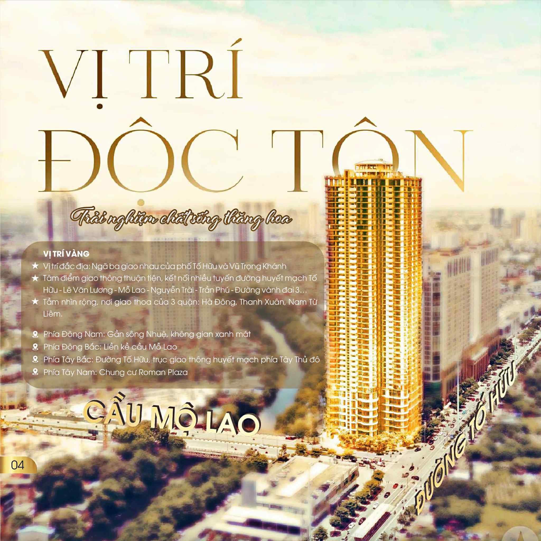 Chung cư cao cấp QMS Top Tower Tố Hữu - Pháp Lý Đầy Đủ - Bàn Giao Liền Tay