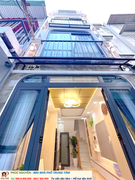 Bán nhà 4 tầng hẻm 1 sẹc cách 1 căn nhà tới đường Phan Đăng Lưu Bình Thạnh Dtsd 84 m2 Gía 4.95 tỷ Full Nội Thất