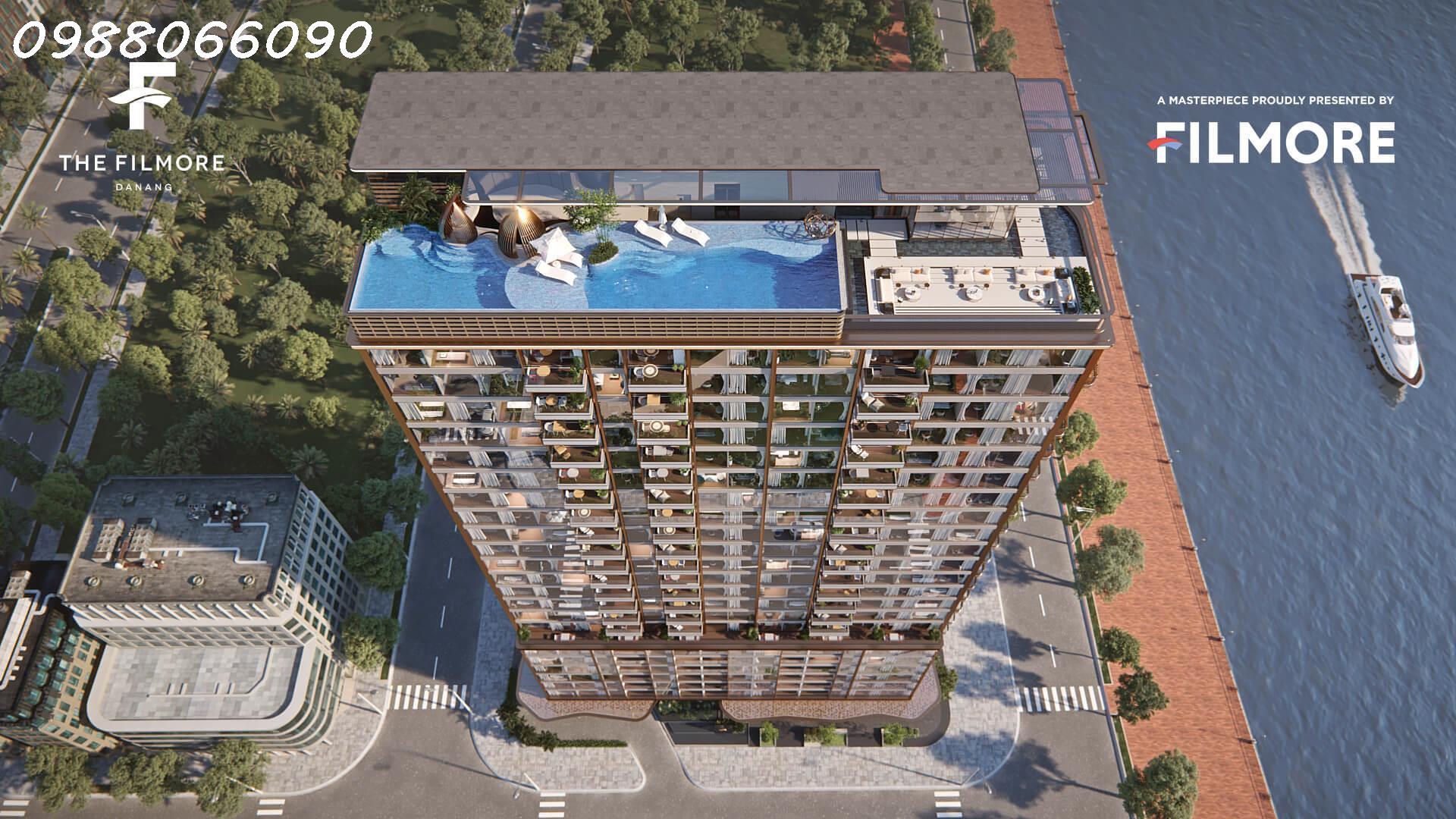 Với Mức Giá Cho Thuê 2 PN Đến 40tr/tháng - Căn Hộ FilMore Ngay Phố Đi Bộ Đà Nẵng