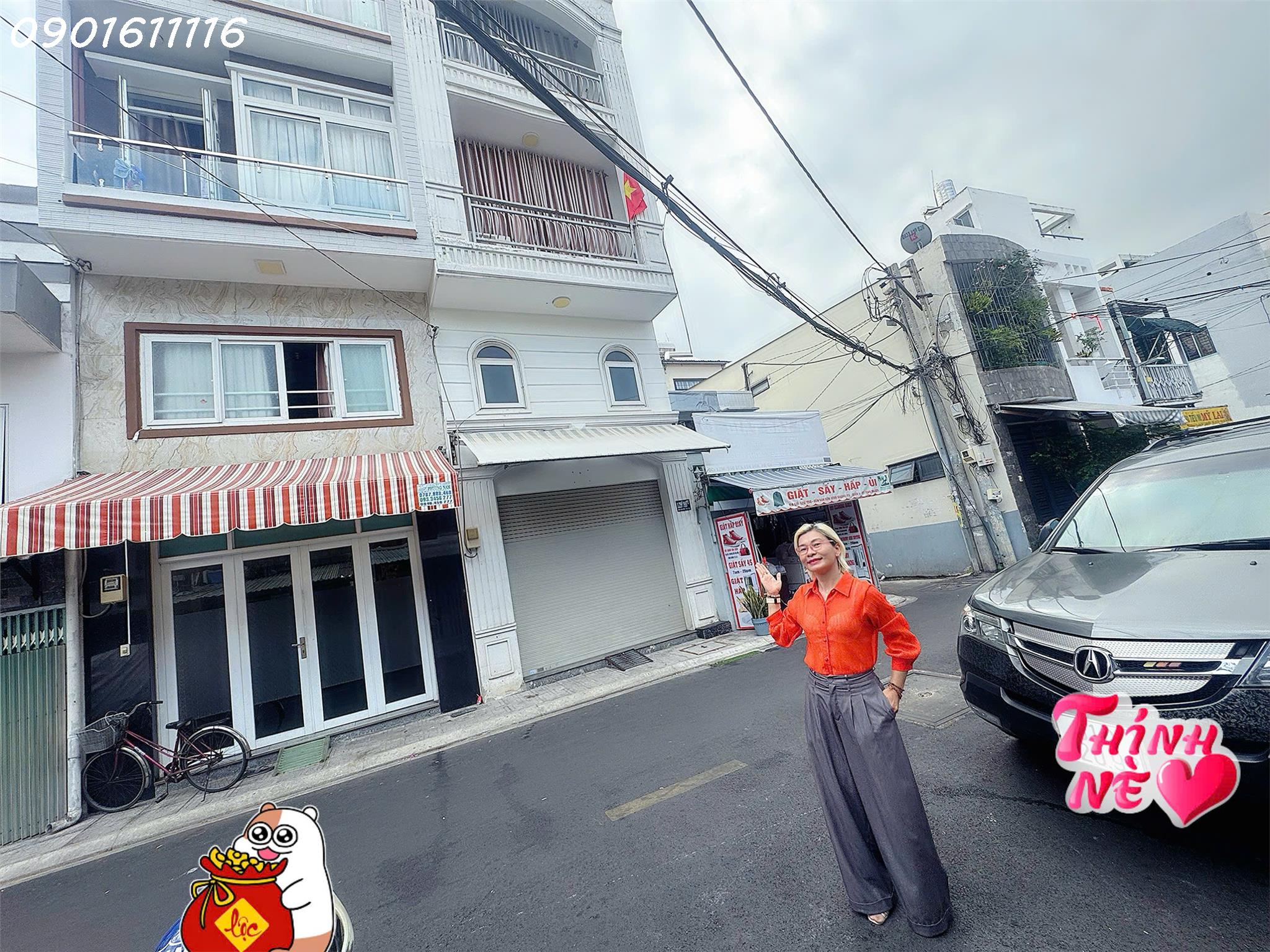 SIÊU HIẾM - XE HƠI NGỦ TRONG NHÀ - BAN NHÀ MẶT TIỀN KINH DOANH ĐƯỜNG BẾN VÂN ĐỒN, QUẬN 4