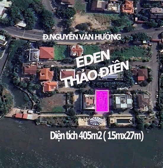Bán đất biệt thự mặt sông Sài Gòn khu Compound Eden - Nguyễn Văn Hưởng - P. Thảo Điền -Q2