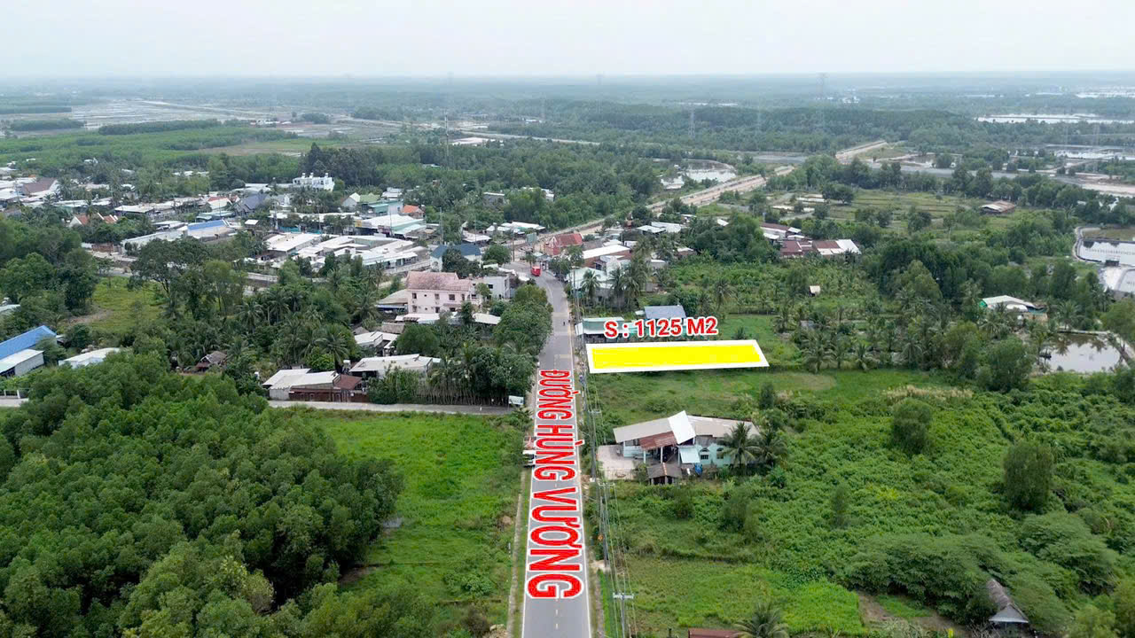 Cần bán thửa đất 1125m2 mặt tiền đường Hùng Vương, xã Phước An, Nhơn Trạch, Đồng Nai