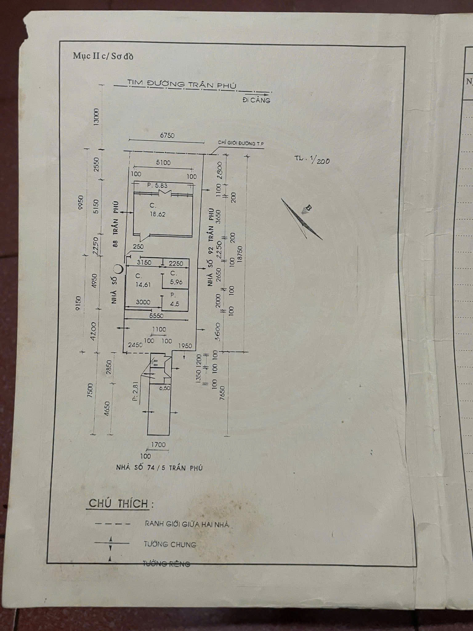 Bán Nhà cấp 4 mặt tiền đường Trần Phú phường Vĩnh Nguyên Toạ lạc Gần bệnh viện Vinmec giá 22 ty 770 tr có thương lượng