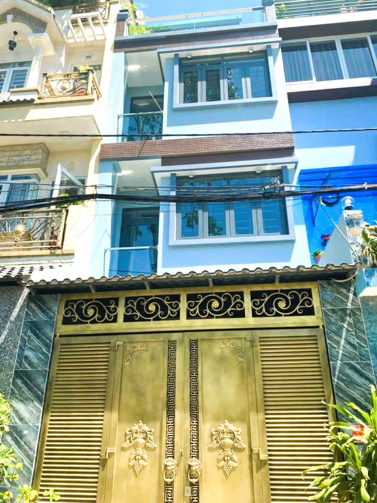 Nhà Hẻm Xe Hơi - Bình Tân - 4 Tầng Có Thang Máy - 4PN 5WC - Gần Ngã Tư Bốn Xã, Giáp Tân Phú - LH 0969102810