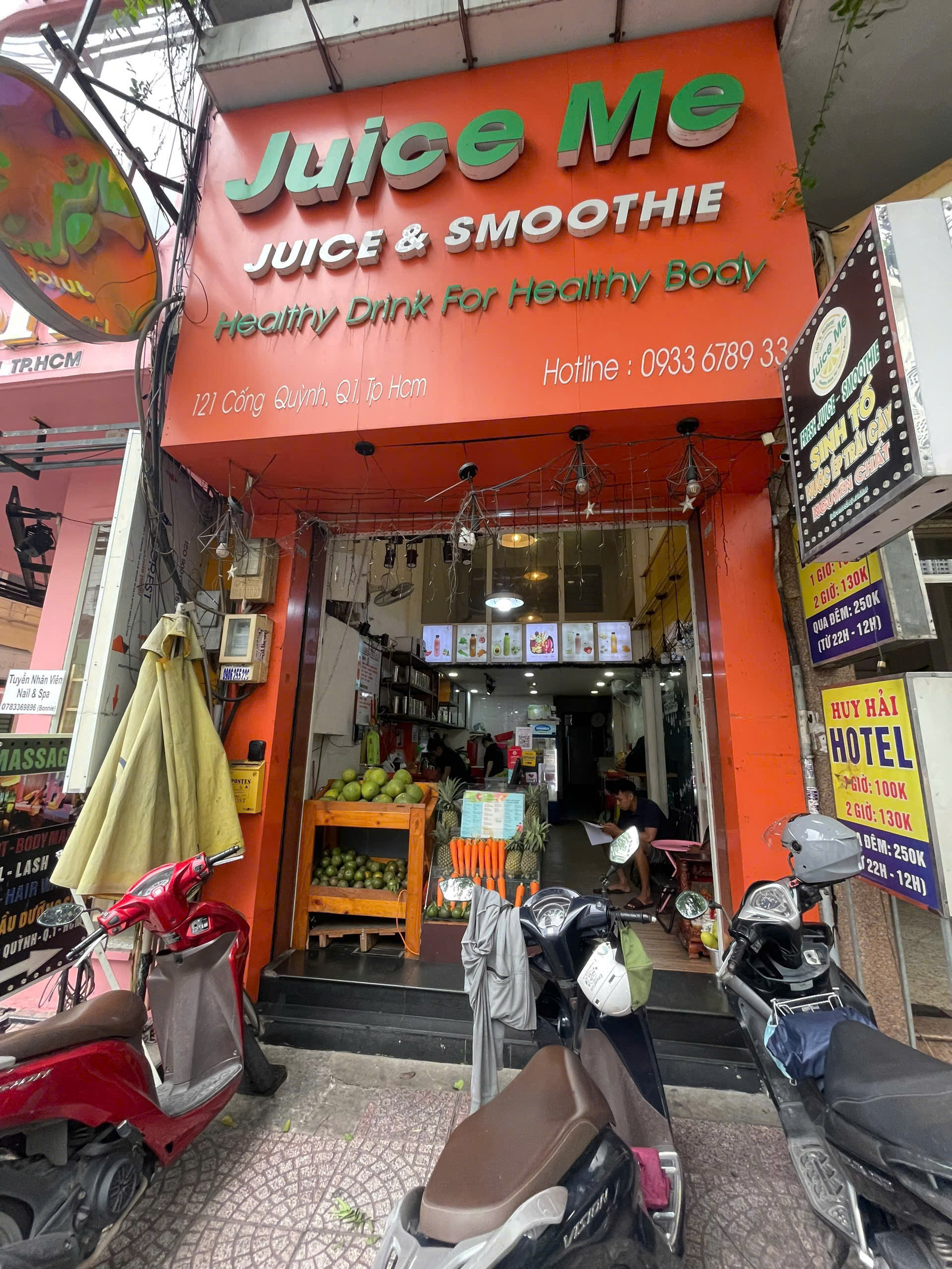 Quận 1 – Cống Quỳnh, QUÁN ĐẸP – Nhanh Còn ! Sang Quán Nước Ép – Sinh Tố – Cafe, MB thuê rẻ, Tel : 0937999890 ( Chính